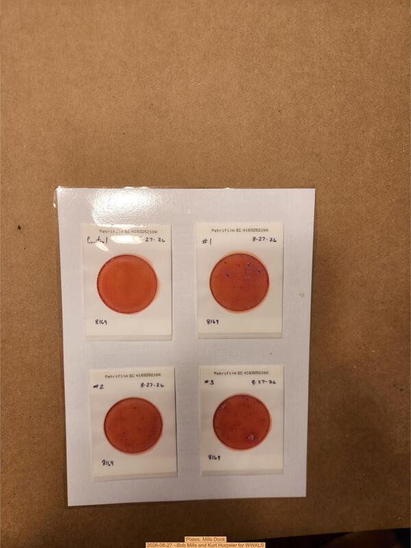 [Plates, Mills Dock 2026-08-27 --Bob Mills and Kurt Hurzeler for WWALS]
