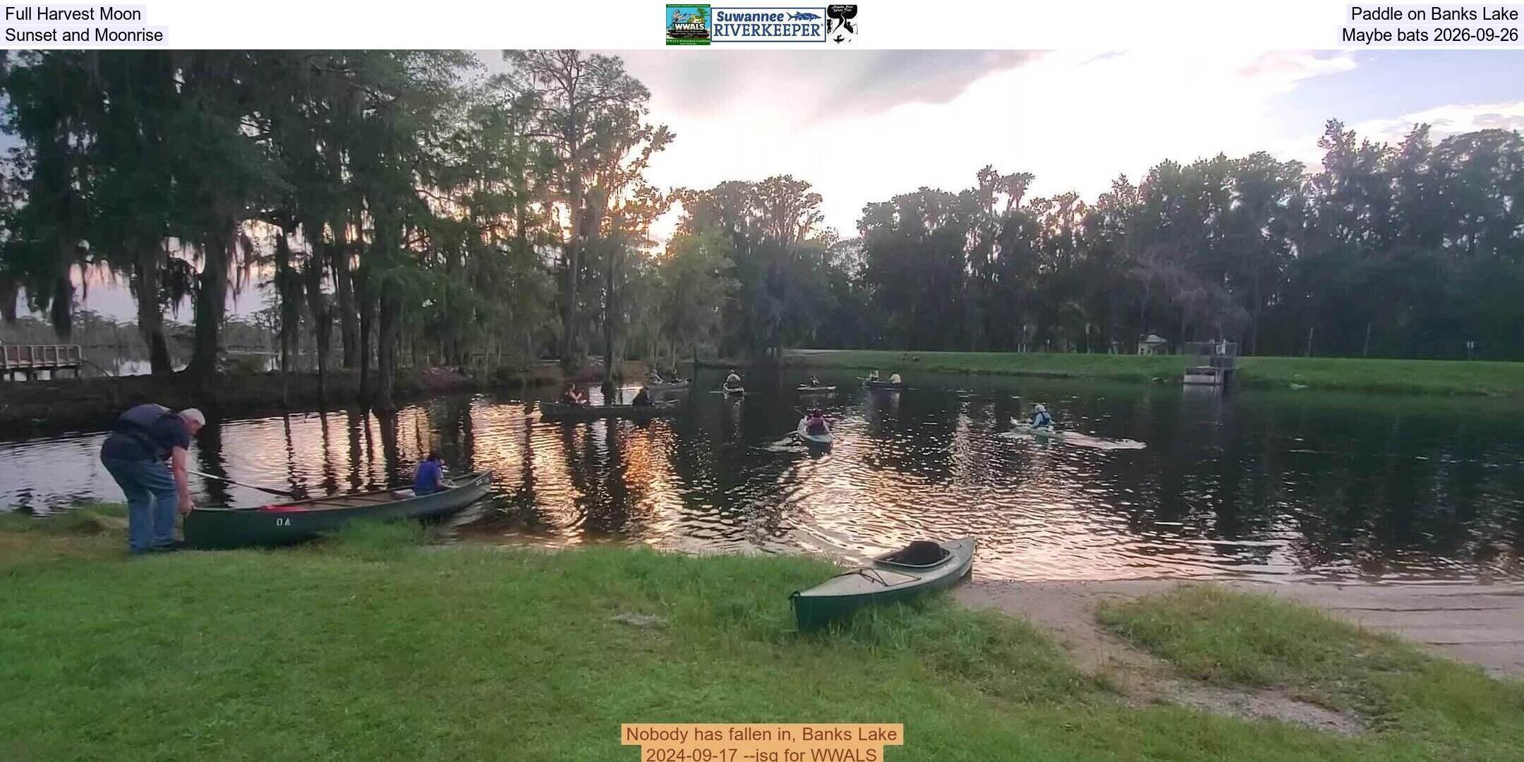 Full Harvest Moon Paddle on Banks Lake, Sunset and Moonrise, Maybe bats 2026-09-26