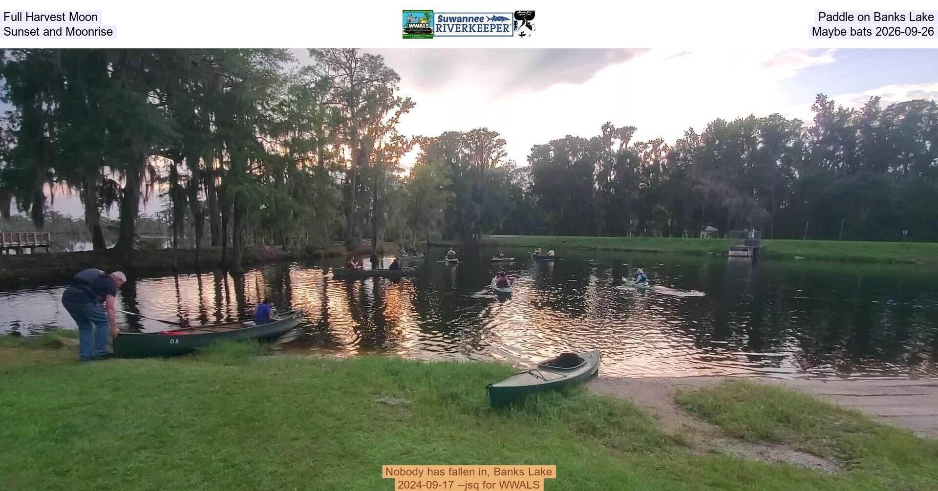 Full Harvest Moon Paddle on Banks Lake, Sunset and Moonrise, Maybe bats 2026-09-26