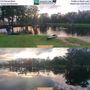 [Full Harvest Moon Paddle on Banks Lake, Sunset and Moonrise, Maybe bats 2026-09-26]