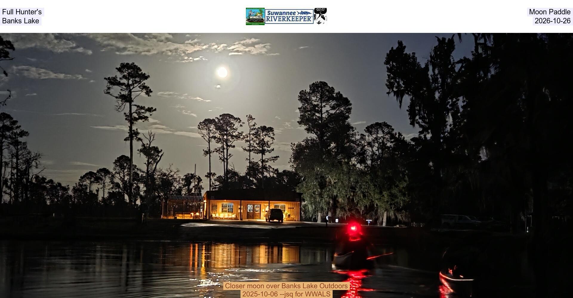 Full Hunter's Moon Paddle, Banks Lake, 2026-10-26