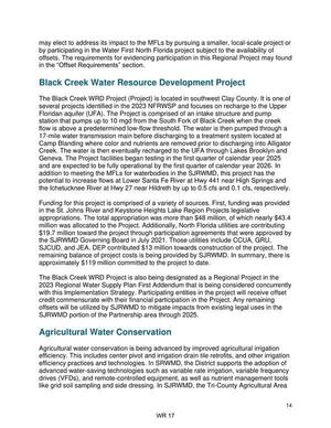 [Black Creek Water Resource Development Project; Agricultural Water Conservation]