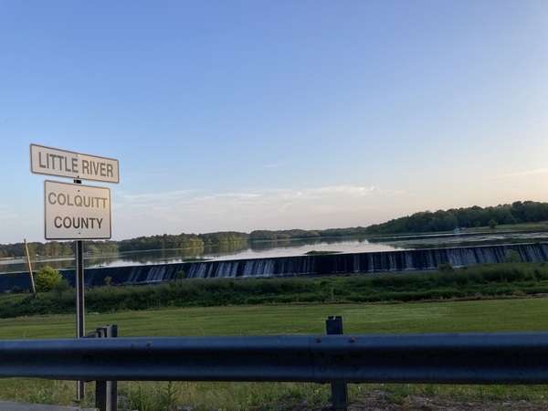 [Dam, Little River, Reed Bingham State Park Lake]