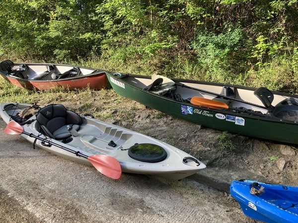 [Kayaks and canoes]