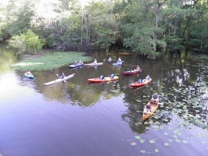 [Paddlers waiting]
