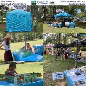 [WWALS Booth at, Florida Folk Festival 2024-04-24, Come down to White Springs, FL, Saturday and Sunday]