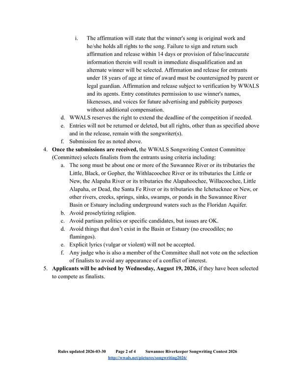 Applicants will be advised by