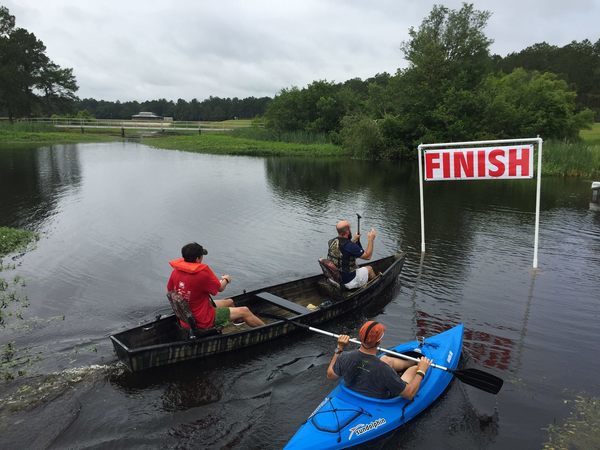 Two person canoe, male: Ben Davis & Rob McGhin, Valdosta