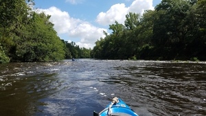 Tom Potter at more rapids, 30.5813000, -83.2628200