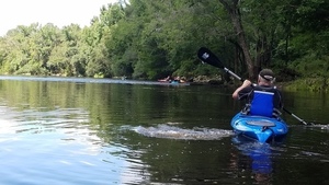 Tom Potter digging in, 30.5844300, -83.2617000