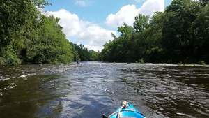 Movie: Tom Potter shoots some rapids (51M), 30.5813500, -83.2628300